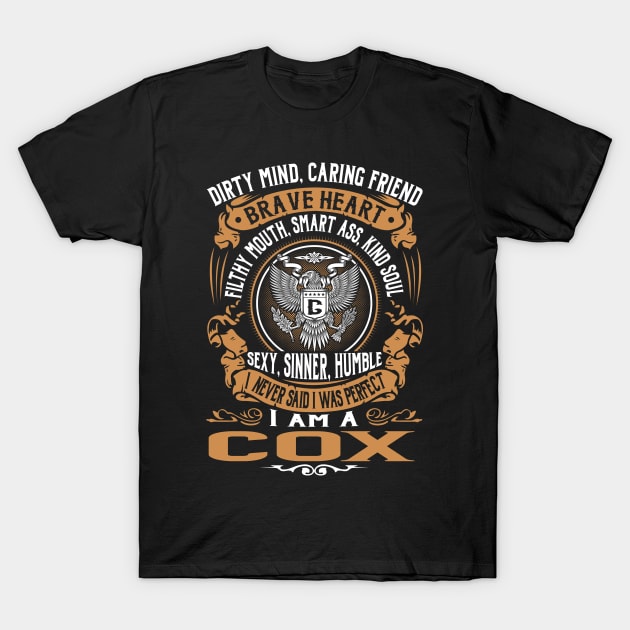 COX T-Shirt by Mirod551